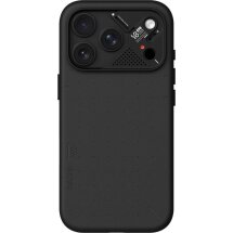 Захисний чохол AULUMU Particle Vegan Leather Case для iPhone 18 Pro Max / 17 Pro Max - Black: фото 1 з 10
