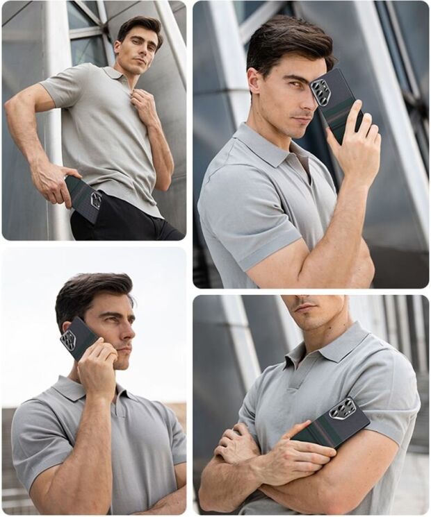 Захисний чохол BENKS Aramid Fiber для Samsung Galaxy S25 Ultra (S938) - Black: фото 7 з 11