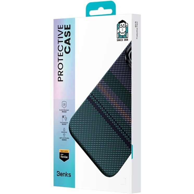 Захисний чохол BENKS Aramid Fiber для Samsung Galaxy S25 Ultra (S938) - Black: фото 8 з 11