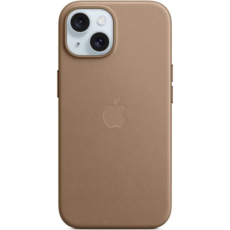 Захисний чохол Copiex FineWoven with MagSafe для Apple iPhone 15 - Taupe: фото 3 з 5