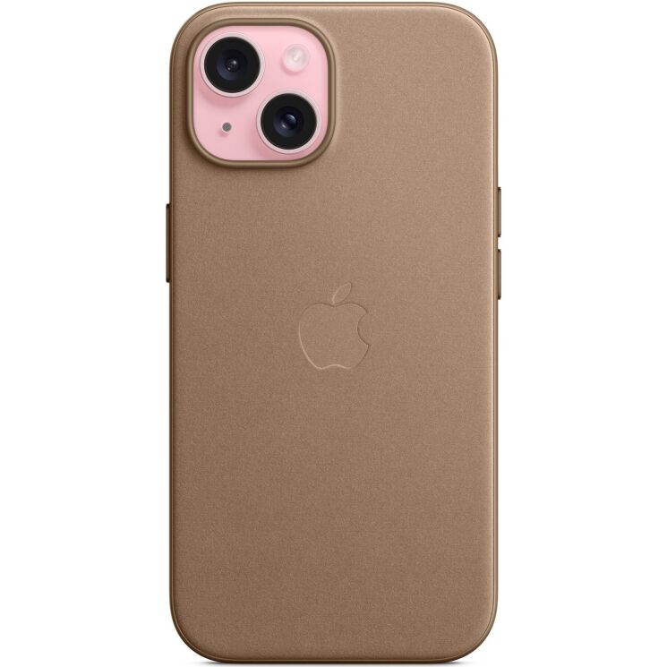 Захисний чохол Copiex FineWoven with MagSafe для Apple iPhone 15 - Taupe: фото 2 з 5