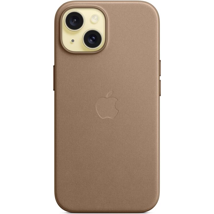 Захисний чохол Copiex FineWoven with MagSafe для Apple iPhone 15 - Taupe: фото 1 з 5