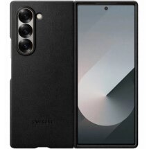 Защитный чехол Copiex Leather Cover (FF) для Samsung Galaxy Fold 6 - Black: фото 1 из 6