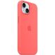 Захисний чохол Copiex Silicone Case with MagSafe для Apple iPhone 15 - Guava (339964R). Фото 4 з 5