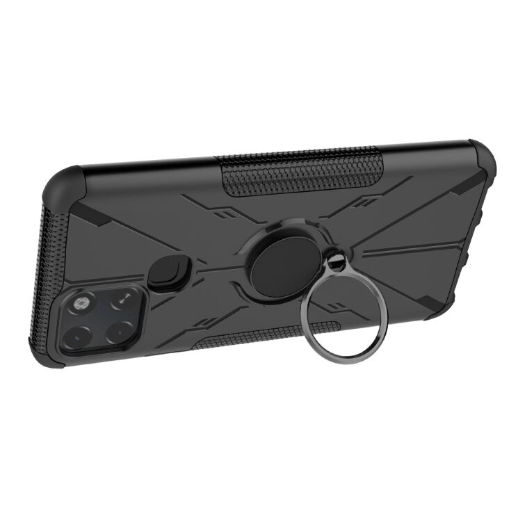 Защитный чехол Deexe Armor Bear для Infinix Smart 6 (X6511) - Black: фото 4 из 6