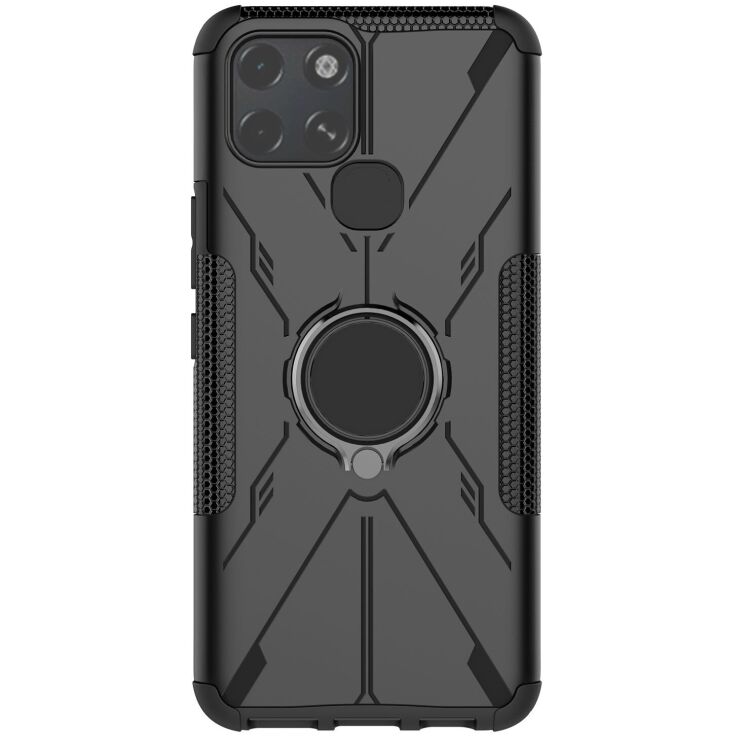 Защитный чехол Deexe Armor Bear для Infinix Smart 6 (X6511) - Black: фото 3 из 6