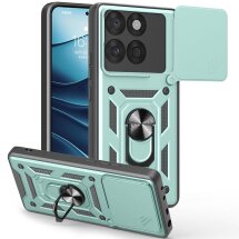 Защитный чехол Deexe Armor Shield для Motorola Edge 60 / Edge 60 Fusion - Green: фото 1 из 8