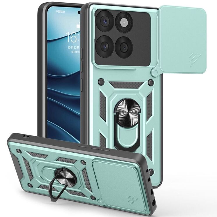 Защитный чехол Deexe Armor Shield для Motorola Edge 60 / Edge 60 Fusion - Green: фото 1 из 8