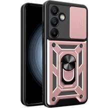 Защитный чехол Deexe Armor Shield для Samsung Galaxy S24 FE (S721) - Rose Gold: фото 1 из 9