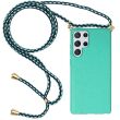 Защитный чехол Deexe Astra Case для Samsung Galaxy S22 Ultra - Cyan (289931C)