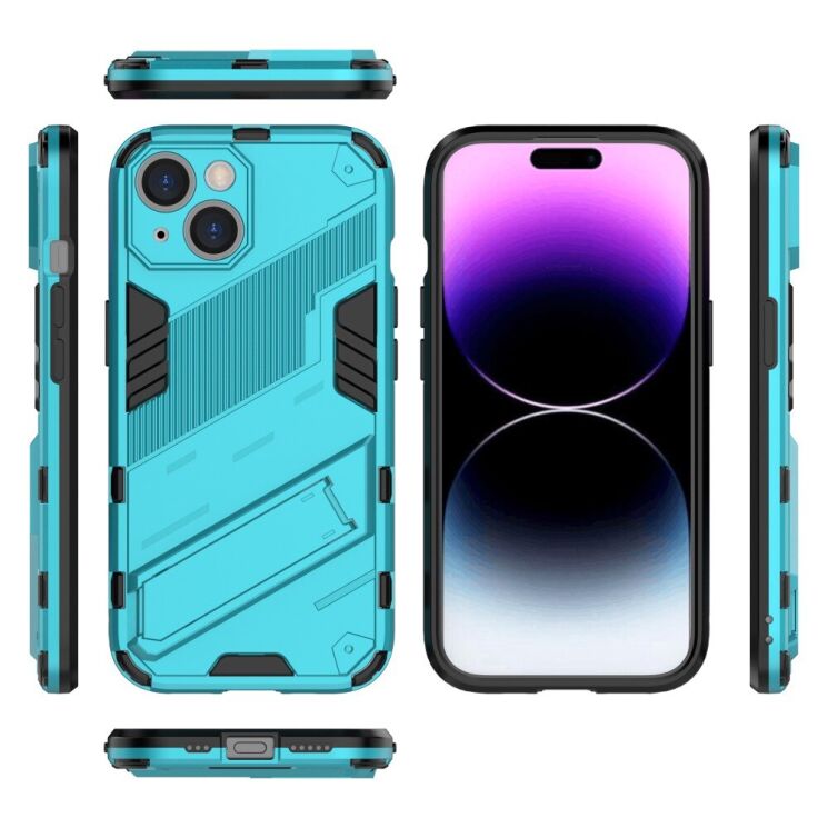 Захисний чохол Deexe Bibercas для Apple iPhone 15 - Green: фото 7 з 7