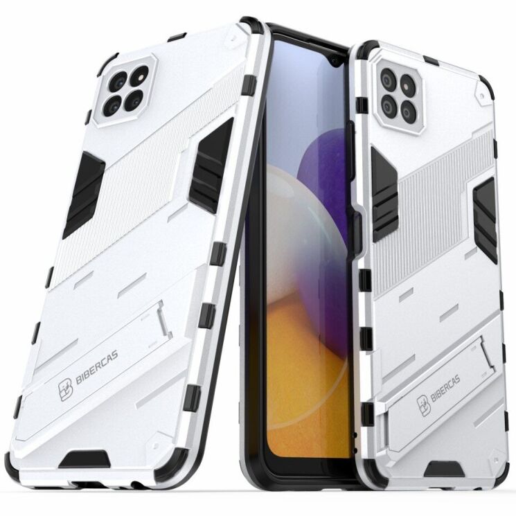 Защитный чехол Deexe Bibercas для Samsung Galaxy A22 5G (A226) - White: фото 1 из 9
