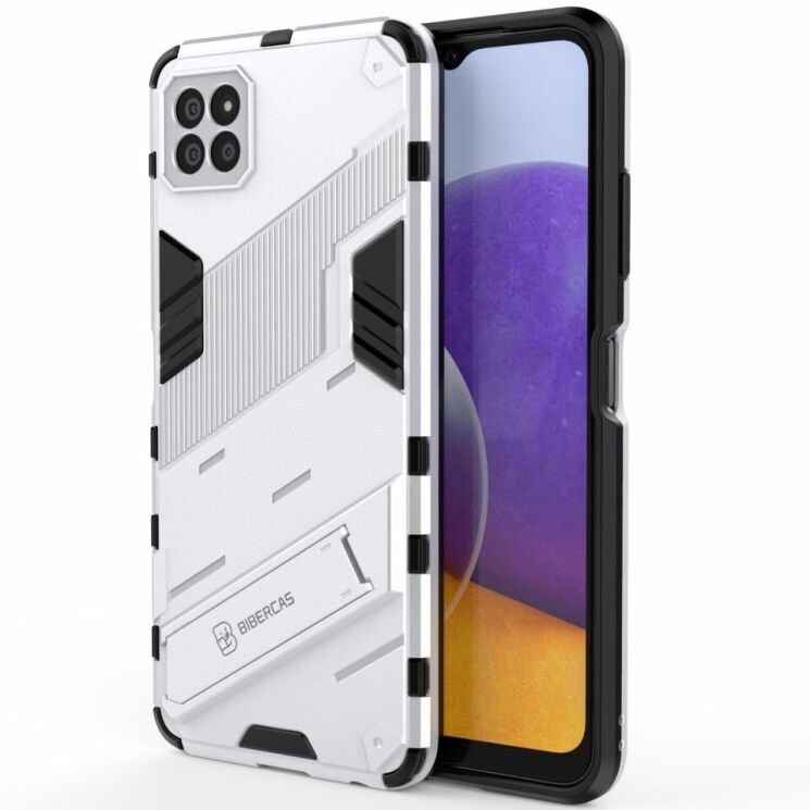 Защитный чехол Deexe Bibercas для Samsung Galaxy A22 5G (A226) - White: фото 2 из 9