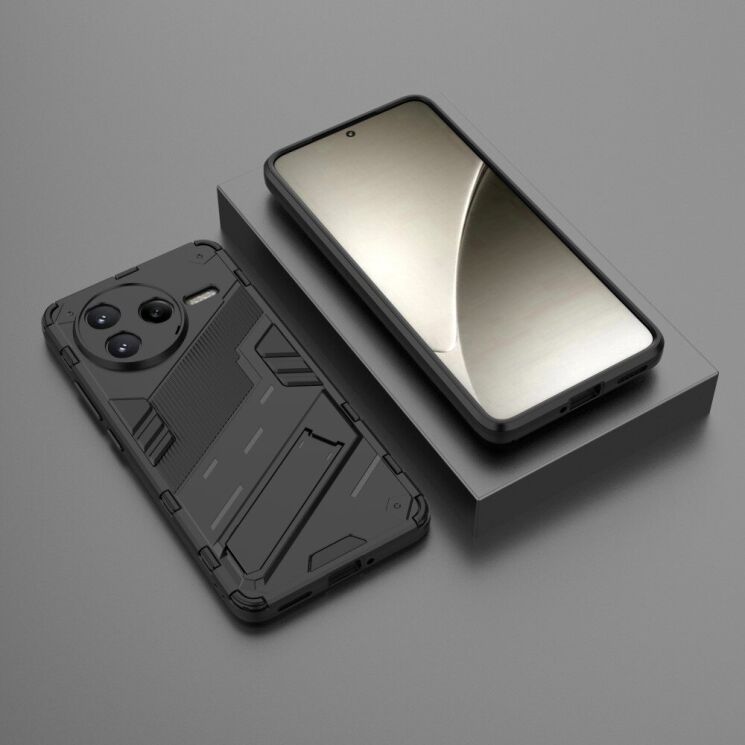 Защитный чехол Deexe Bibercas для Xiaomi Poco F7 Pro - Black: фото 6 из 8