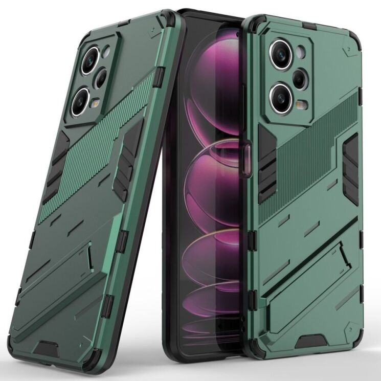 Захисний чохол Deexe Bibercas для Xiaomi Redmi Note 12 Pro 5G - Green: фото 1 з 8