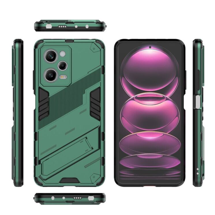 Захисний чохол Deexe Bibercas для Xiaomi Redmi Note 12 Pro 5G - Green: фото 5 з 8
