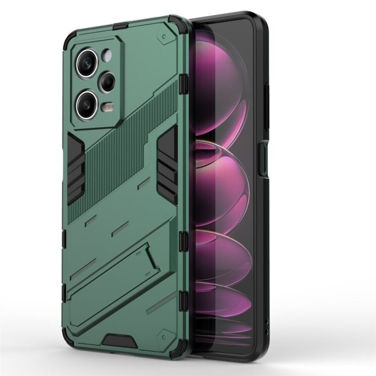 Захисний чохол Deexe Bibercas для Xiaomi Redmi Note 12 Pro 5G - Green: фото 2 з 8