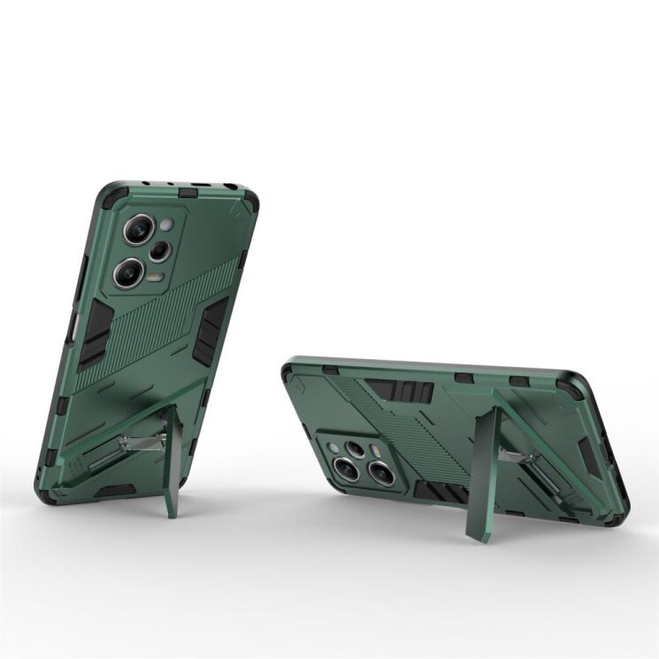 Захисний чохол Deexe Bibercas для Xiaomi Redmi Note 12 Pro 5G - Green: фото 3 з 8