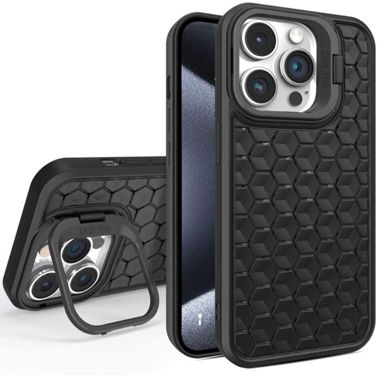 Защитный чехол Deexe CasePro with MagSafe для Apple iPhone 15 Pro - Black: фото 1 из 8