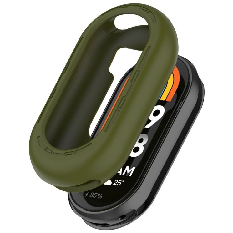 Защитный чехол Deexe Color Frame для Xiaomi Mi Smart Band 9 - Army Green: фото 1 из 8