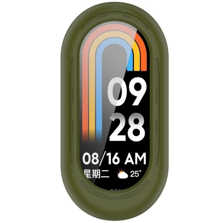 Защитный чехол Deexe Color Frame для Xiaomi Mi Smart Band 9 - Army Green: фото 4 из 8