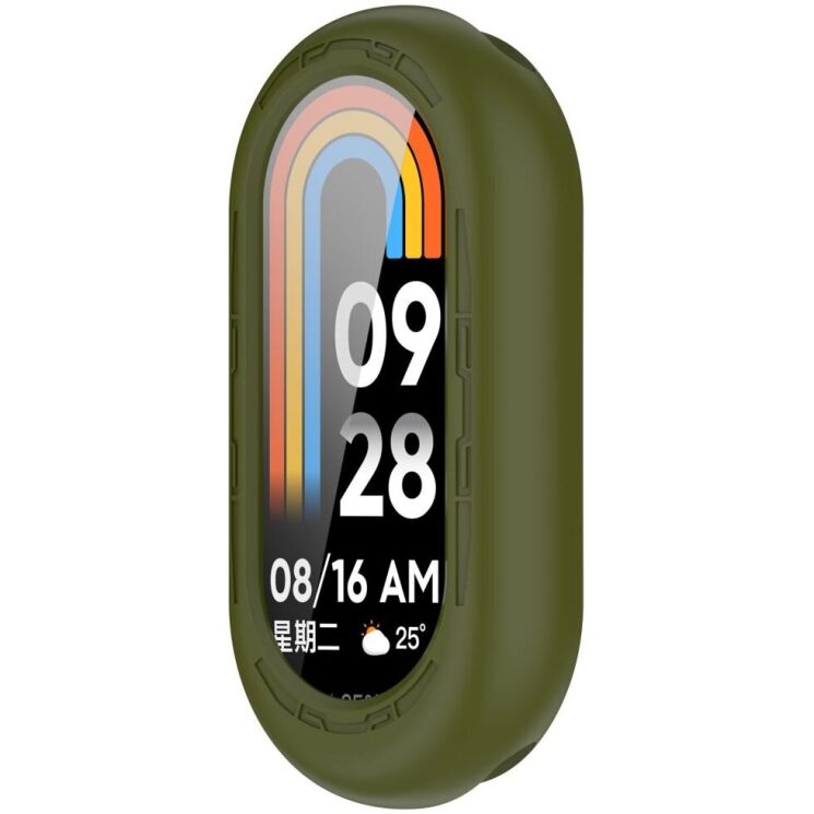 Защитный чехол Deexe Color Frame для Xiaomi Mi Smart Band 9 - Army Green: фото 6 из 8