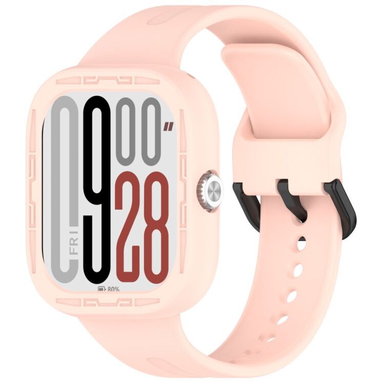 Защитный чехол Deexe Color Frame для Xiaomi Redmi Watch 5 - Light Pink: фото 7 из 8