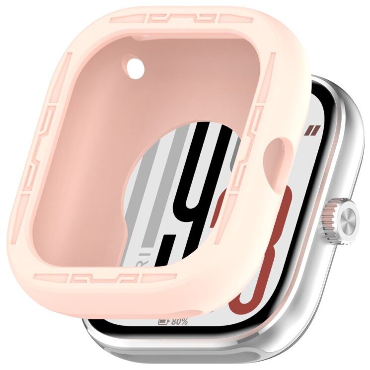 Защитный чехол Deexe Color Frame для Xiaomi Redmi Watch 5 - Light Pink: фото 1 из 8