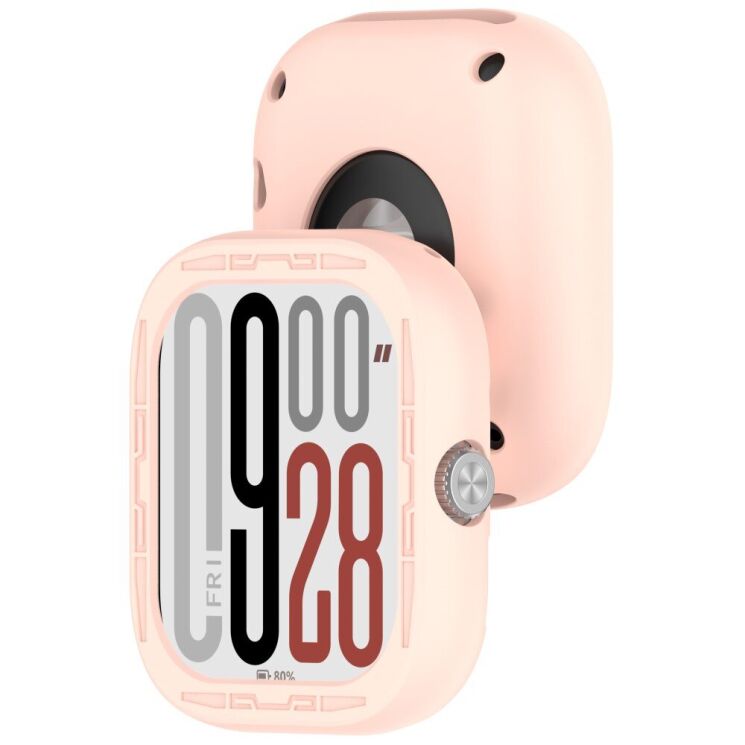 Защитный чехол Deexe Color Frame для Xiaomi Redmi Watch 5 - Light Pink: фото 3 из 8
