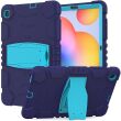 Защитный чехол Deexe Color Kickstand для Samsung Galaxy Tab S6 lite / S6 Lite (2022/2024) - Navy Blue / Blue (266137DB)