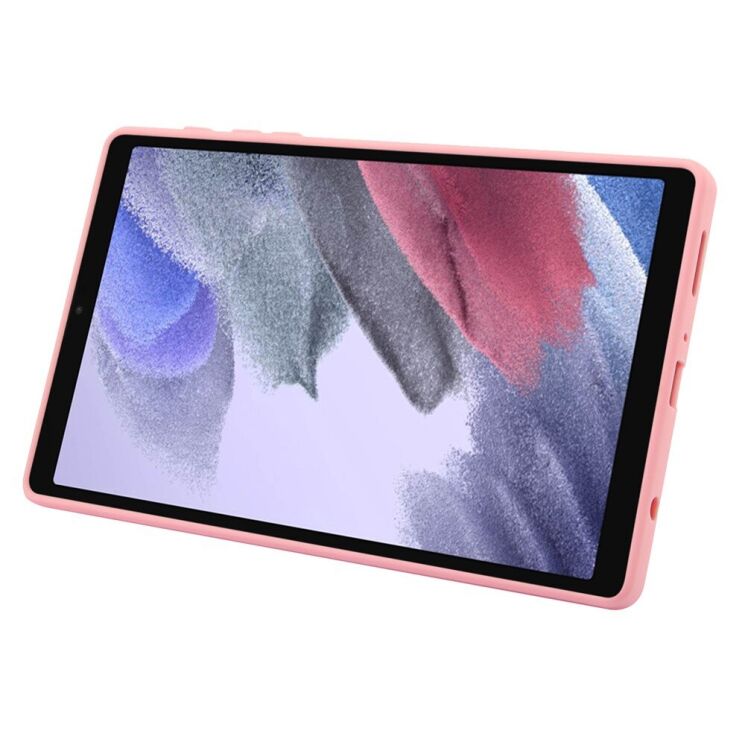 Захисний чохол Deexe Crystal Kickstand для Samsung Galaxy Tab A7 Lite (T220/T225) - Pink: фото 3 з 12