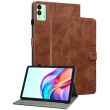 Защитный чехол Deexe Cute Tiger для TECNO Megapad 11 - Brown (375501Z)