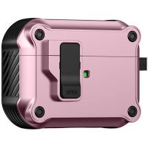 Защитный чехол Deexe Defender Armor для Apple AirPods Pro 3 - Pink: фото 1 из 9