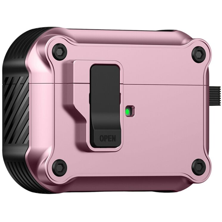 Защитный чехол Deexe Defender Armor для Apple AirPods Pro 3 - Pink (390131P) Защитный чехол Deexe Defender Armor для Apple AirPods Pro 3 - Pink: фото 1 из 9