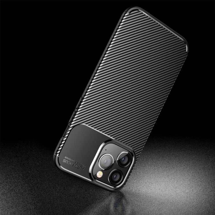 Защитный чехол Deexe Fusion для Apple iPhone 14 Pro - Black: фото 6 из 9