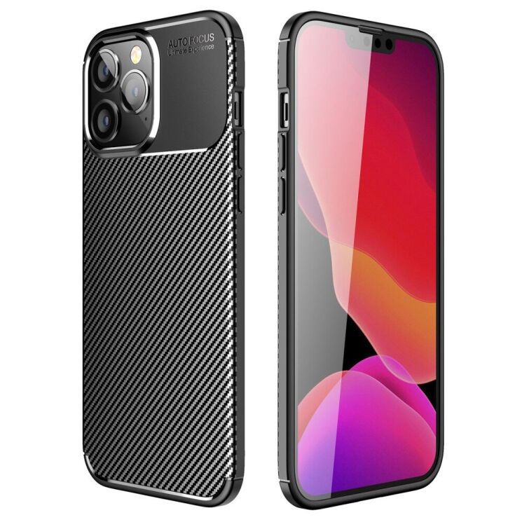 Защитный чехол Deexe Fusion для Apple iPhone 14 Pro - Black: фото 1 из 9