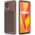 Захисний чохол Deexe Fusion для Realme C15 - Brown: фото 1 з 11