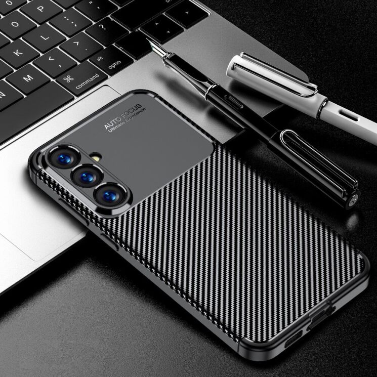 Захисний чохол Deexe Fusion для Samsung Galaxy S23 FE - Black: фото 9 з 9