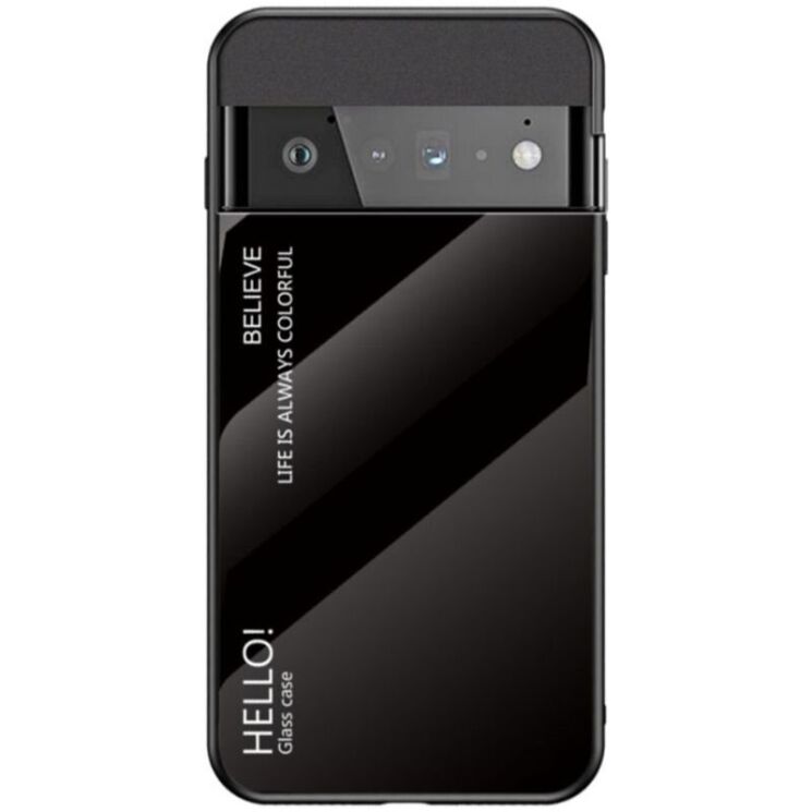 Защитный чехол Deexe Gradient Color для Google Pixel 7 - Black: фото 1 из 7