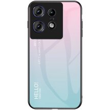 Защитный чехол Deexe Gradient Color для Motorola Edge 50 Pro - Pink / Blue: фото 1 из 12