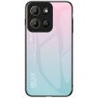 Защитный чехол Deexe Gradient Color для Motorola Moto G15 - Pink / Blue (377416PL)