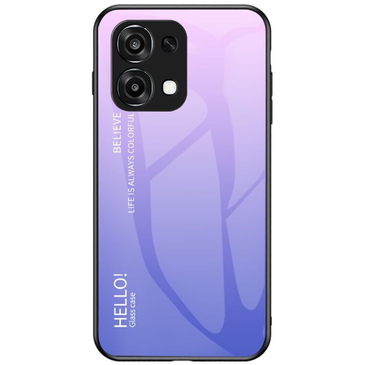 Захисний чохол Deexe Gradient Color для OPPO A6 / A6 Pro - Pink / Purple: фото 1 з 7