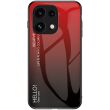 Защитный чехол Deexe Gradient Color для OPPO Reno 16 F - Red / Black (413405RB)