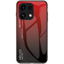 Защитный чехол Deexe Gradient Color для OPPO Reno 16 F - Red / Black: фото 1 из 7