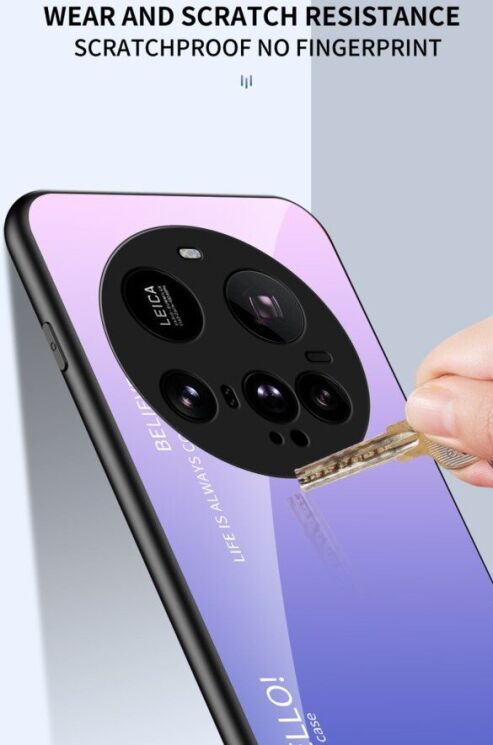 Захисний чохол Deexe Gradient Color для Xiaomi 15 Ultra - Red / Black: фото 14 з 14