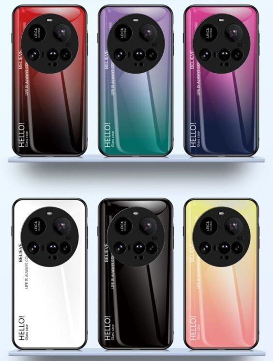 Захисний чохол Deexe Gradient Color для Xiaomi 15 Ultra - Red / Black: фото 12 з 14