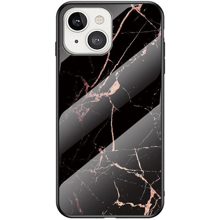 Захисний чохол Deexe Gradient Pattern для Apple iPhone 13 - Gold / Black: фото 1 з 8