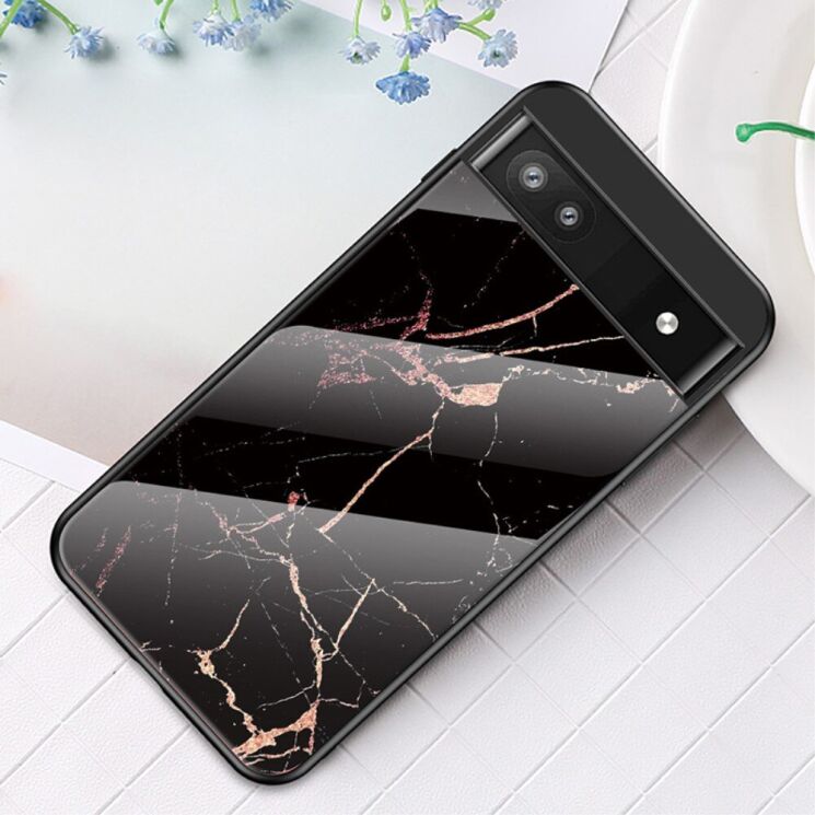 Защитный чехол Deexe Gradient Pattern для Google Pixel 6a - Black / Gold: фото 2 из 6