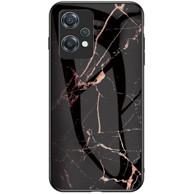 Чохол з малюнком Deexe Gradient Pattern для OnePlus Nord CE 2 Lite - Black / Gold: фото 1 з 7