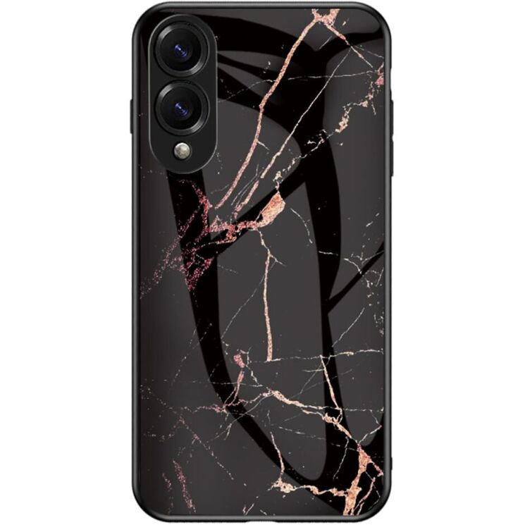 Защитный чехол Deexe Gradient Pattern для Samsung Galaxy S25 Edge (S937) - Gold / Black: фото 1 из 10